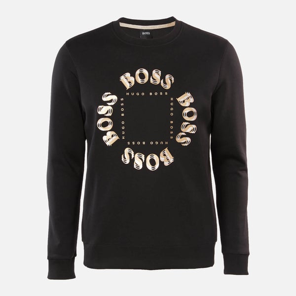 BOSS Hugo Boss Men's Salbo Circle Sweatshirt - Charcoal
