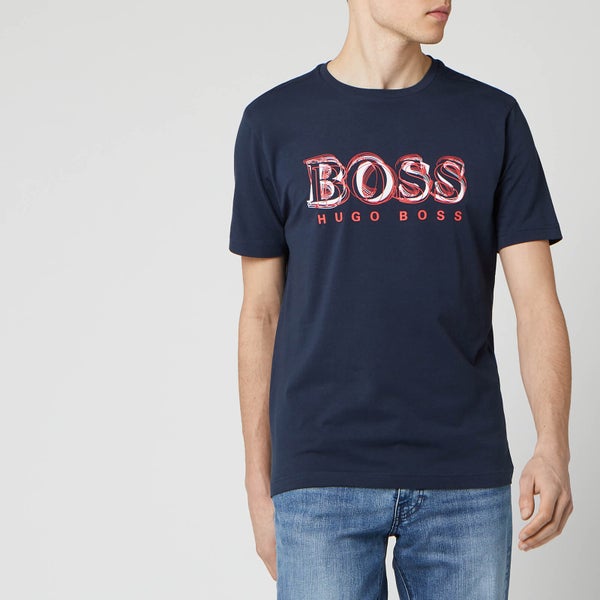 BOSS Hugo Boss Men's Tee 4 T-Shirt - Navy