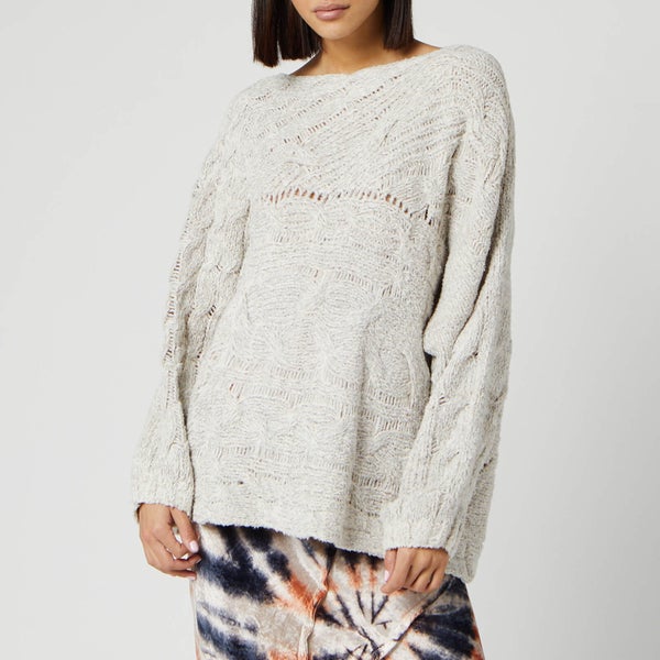 Free People Women's Against The Tide Sweater - Ivory