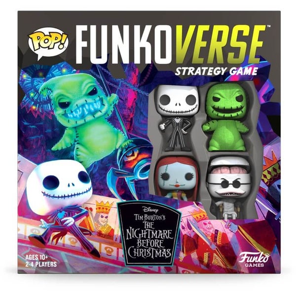 Jeu de Stratégie L'Étrange Noël de Monsieur Jack Funkoverse (Pack de 4)