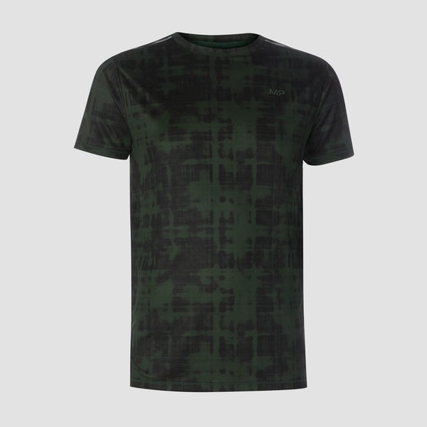 T-shirt Training Grid - Verde cacciatore
