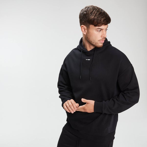 MP Men's Rest Day Mixed Fabric Hoodie - Black