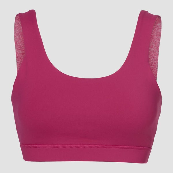 MP Women's Power Marl Bra - Crushed Berry