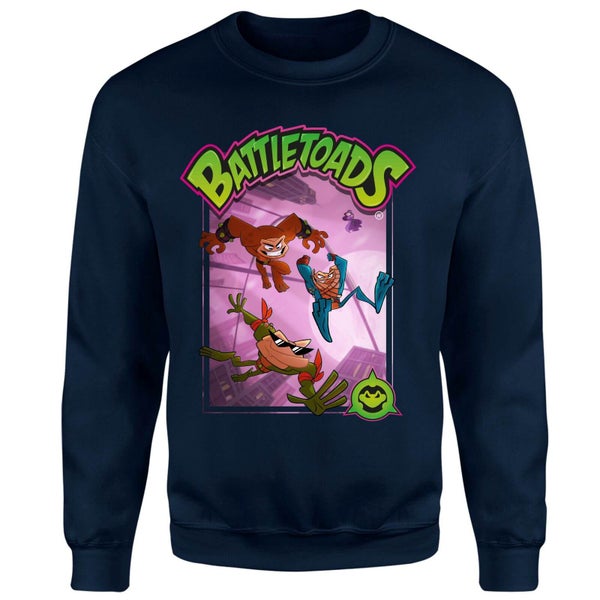 Battle Toads Hop Sweatshirt - Navy
