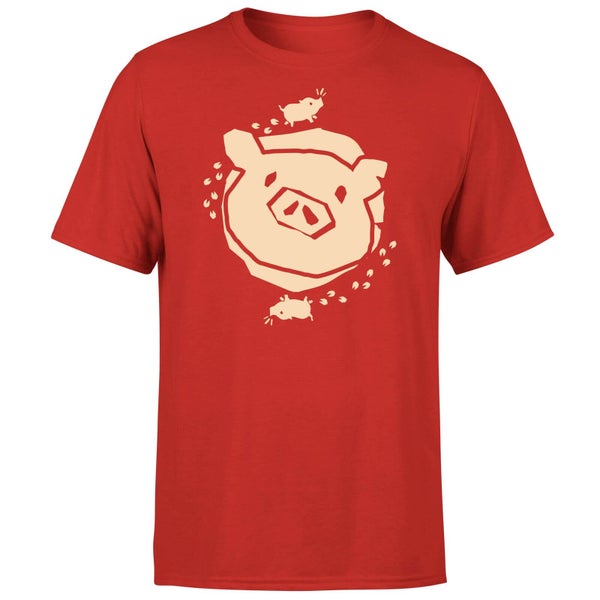 Sea of Thieves Pig T-Shirt - Red