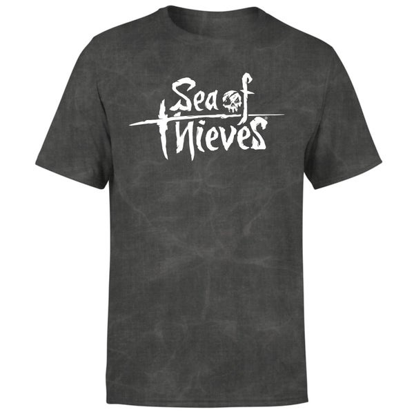 Sea of Thieves Logo T-Shirt - Black Acid Wash