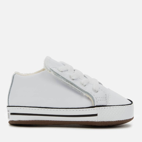 Converse Babies Chuck Taylor All Star Cribster Canvas Color Mid Trainers - White/Natural Ivory/White