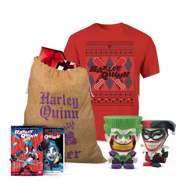 DC Comics Joker and Harley Officially Licensed Christmas Bundle