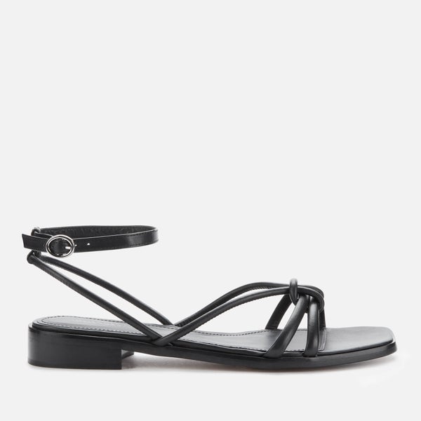 Whistles Women's Knotted Flat Sandals - Black