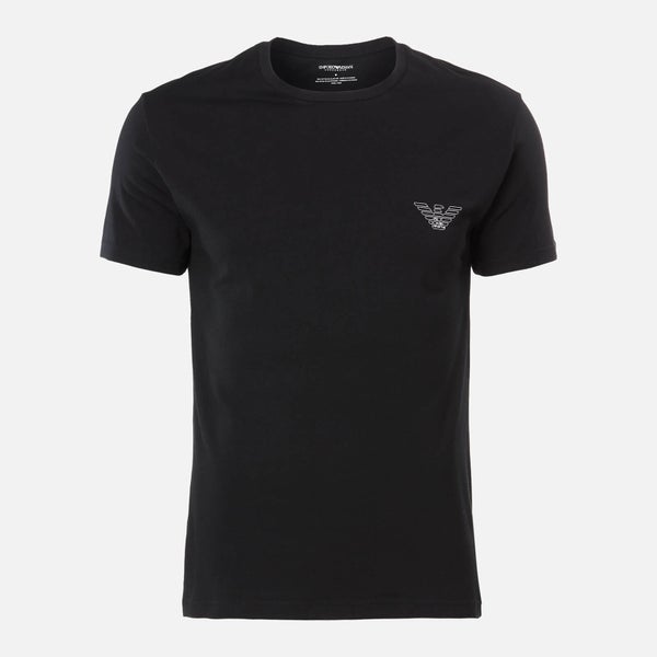 Emporio Armani Men's Organic Cotton T-Shirt - Black