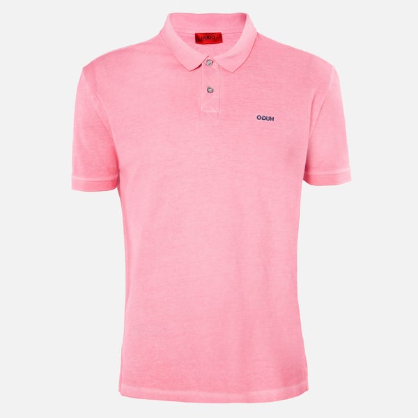 HUGO Men's Dagic Polo Shirt - Bright Pink