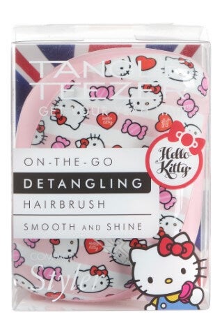 Tangle Teezer Compact Styler Detangling Hairbrush - Hello Kitty Candy Stripes