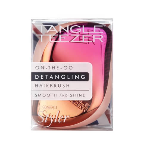 Tangle Teezer Compact Styler Detangling Hairbrush - Cerise Pink Ombre