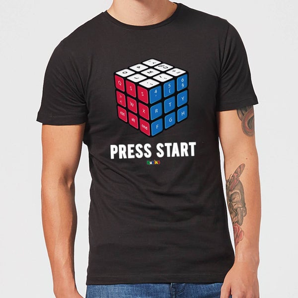Press Start Men's T-Shirt - Black