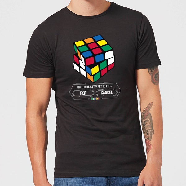 Do You Want To Exit? Men's T-Shirt - Black