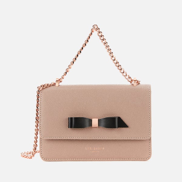 Ted Baker Women's Jayllaa Bow Detail Micro Cross Body Bag - Taupe