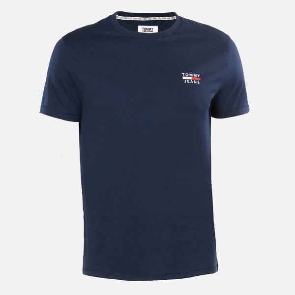 Tommy Jeans Men's Chest Logo T-Shirt - Black Iris