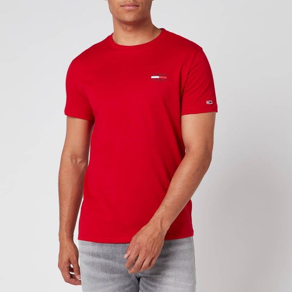 Tommy Jeans Men's Chest Logo T-Shirt - Racing Red