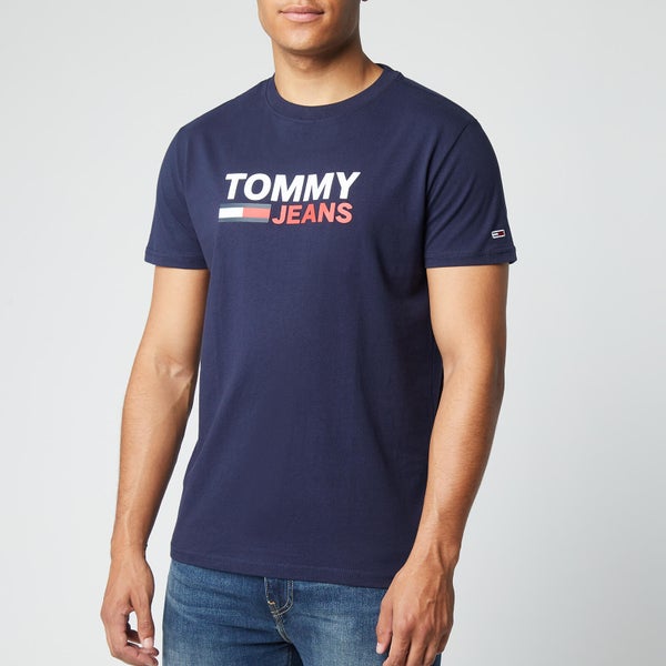 Tommy Jeans Men's Corporate Logo T-Shirt - Twilight Navy