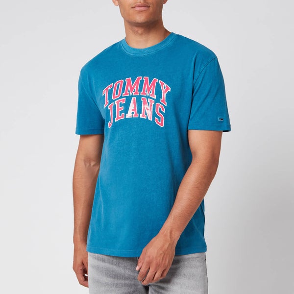 Tommy Jeans Men's Novel Varsity Logo T-Shirt - Audacious Blue