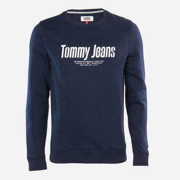 Tommy Jeans Men's Essential Graphic Sweatshirt - Twilight Navy