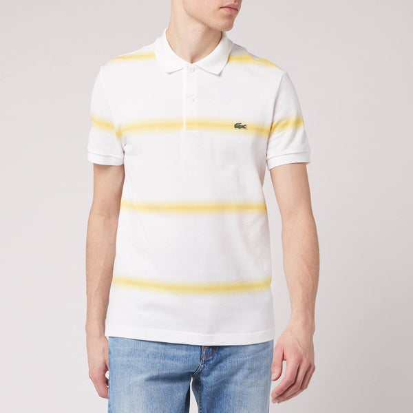 Lacoste Men's Polo Shirt - Yellow/White