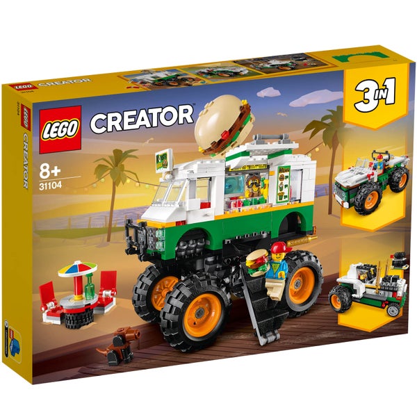 LEGO Creator: 3in1 Monster Burger Truck Building Set (31104)