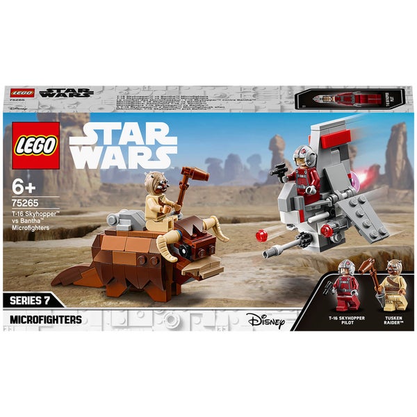 LEGO® Star Wars™: Le combat des Microfighters : T-16 Skyhopper™ contre Bantha™ (75265)