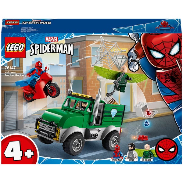 LEGO Marvel Spider-Man Ensemble de Jeux de Construction L'Attaque du Vautour (76147)