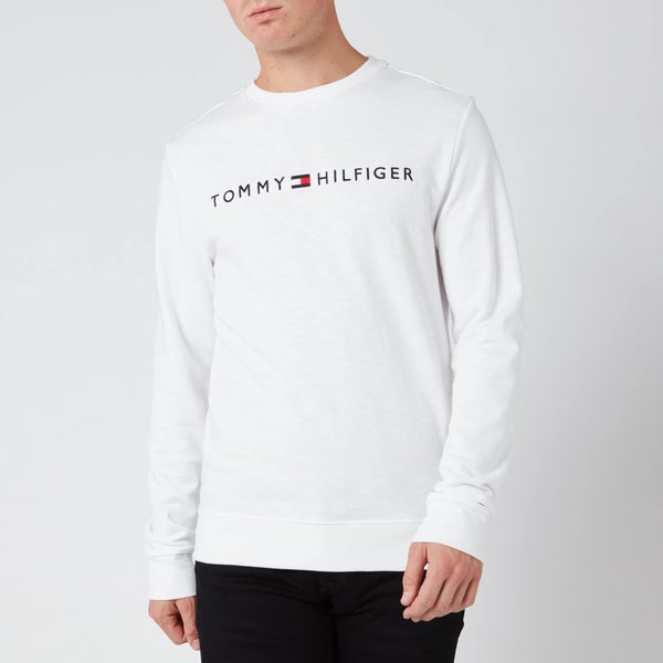 Tommy Hilfiger Men's Long Sleeve Sweatshirt - Classic White