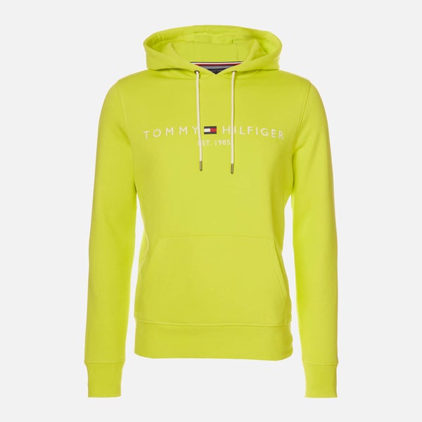 Tommy Hilfiger Men's Logo Hoody - Lemon Lime