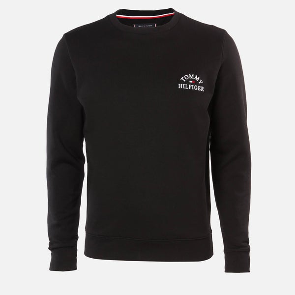 Tommy Hilfiger Men's Basic Embroidered Sweatshirt - Black