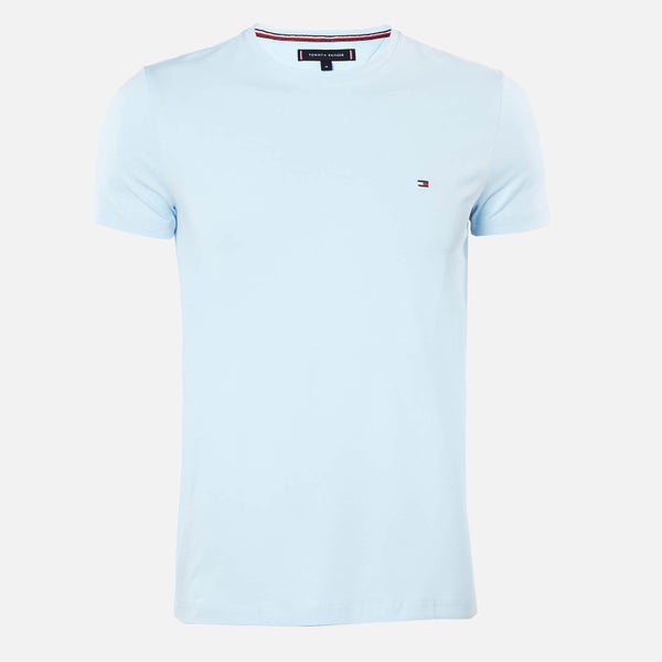 Tommy Hilfiger Men's Stretch Slim Fit T-Shirt - Chambrey Blue
