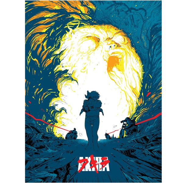 Akira Limitierte Auflage Lithographie Druck - Zavvi Exclusive