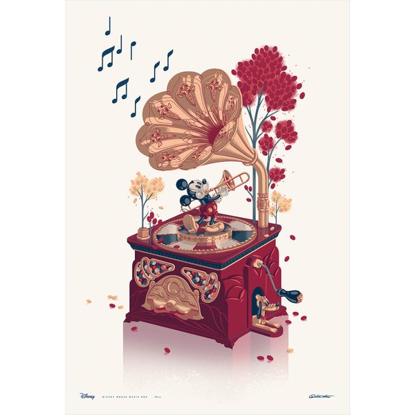Disney's Mickey Music Box by George Caltsoudas Limited Edition Giclee Print