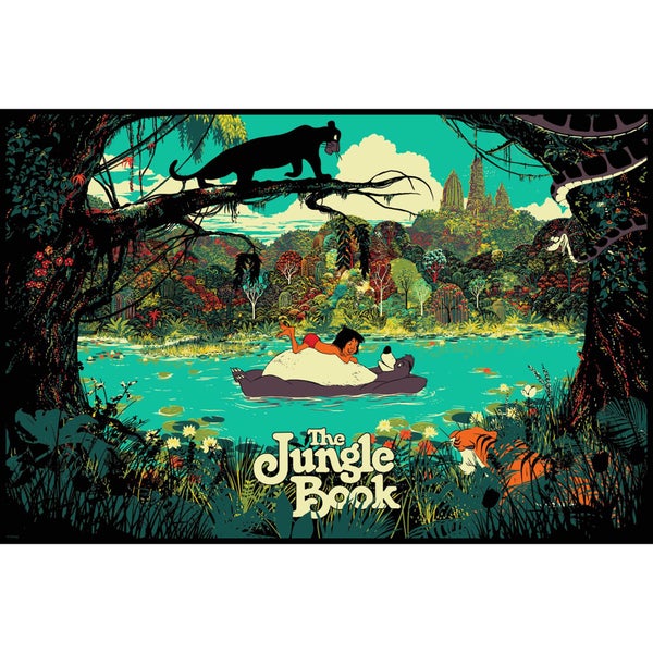 Disney's The Jungle Book by Raid71 Limited Edition Screenprint Print