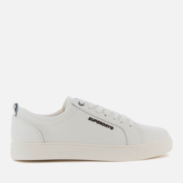 Superdry Men's Truman Leather Low Top Trainers - White