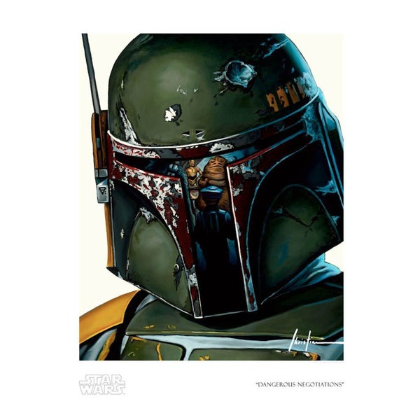 Star Wars: Return Of The Jedi "Dangerous Negotiations" Giclee by Christian Waggoner