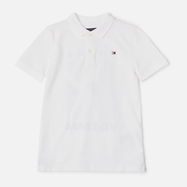 Tommy Kids Boys' Applique Polo Shirt - White