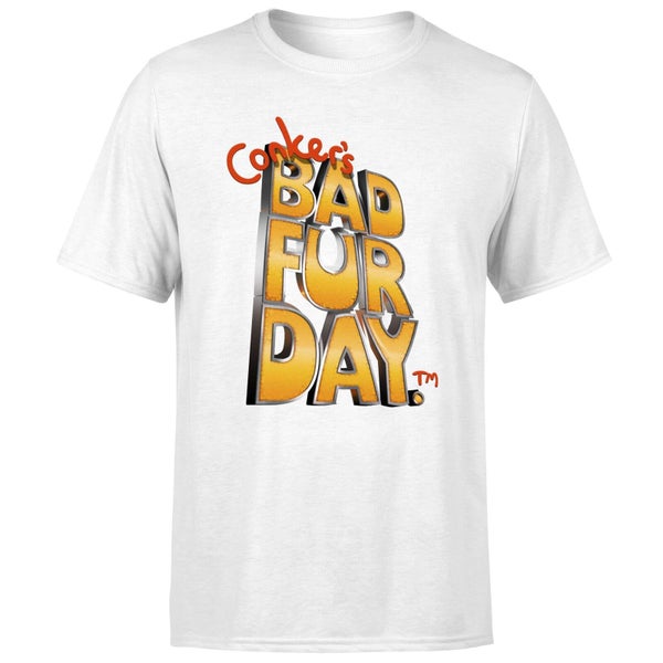 Conker Bad Fur Day T-Shirt - White - XXL