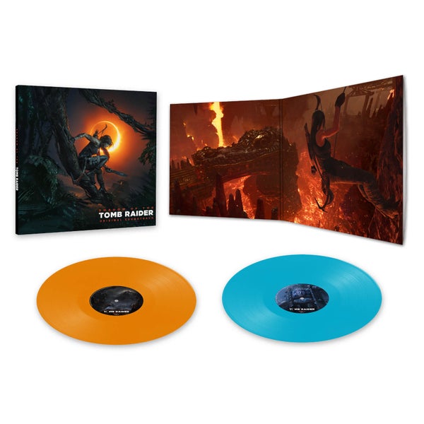 Laced Records - Shadow Of The Tomb Raider (Original Soundtrack) Vinyl 2LP (Blue and Orange)