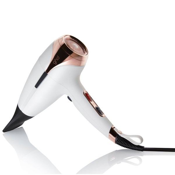 ghd Helios™ Professional Hair Dryer - White with 2 Pin Plug