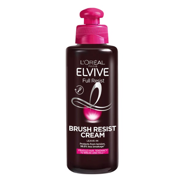 L'Oreal Elvive Full Resist Fragile Hair Brush Resist Cream with Biotin, for Hair Fall 200ml