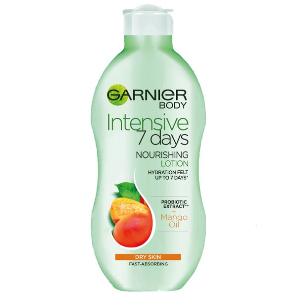 Garnier Intensive 7 Days Mango Probiotic Extract lozione corpo per pelle secca 400 ml
