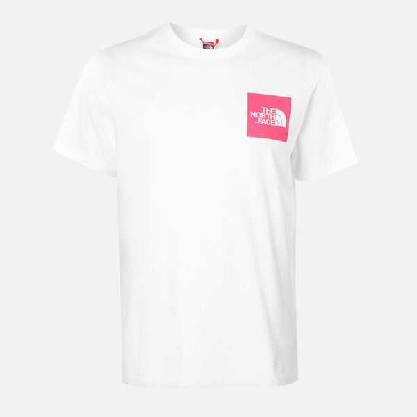 The North Face Men's Fine T-Shirt - TNF White/Mr. Pink