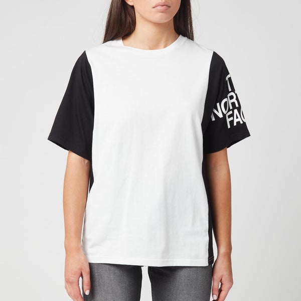 The North Face Women's Block Sesh T-Shirt - TNF White