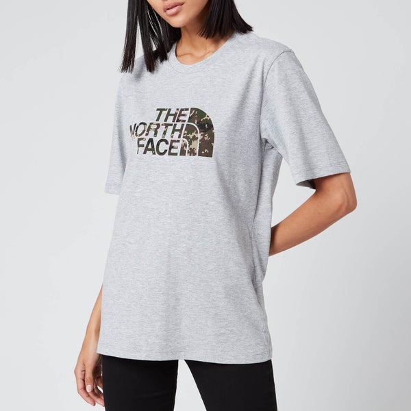 The North Face Women's Bf Easy T-Shirt - TNF Light Grey Heather