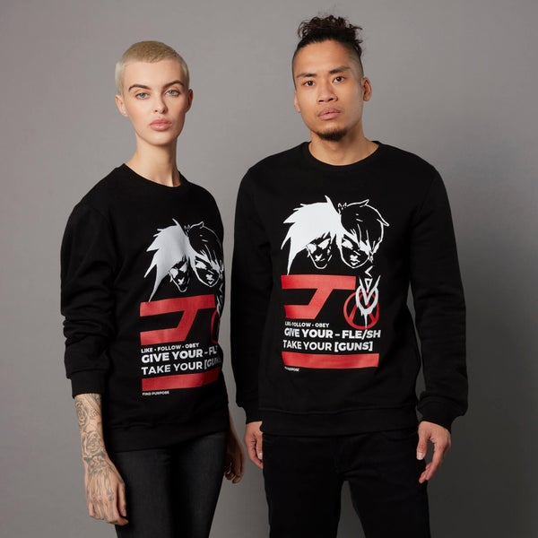 Sweat-shirt Borderlands 3 Give Your Flesh - Noir - Unisexe