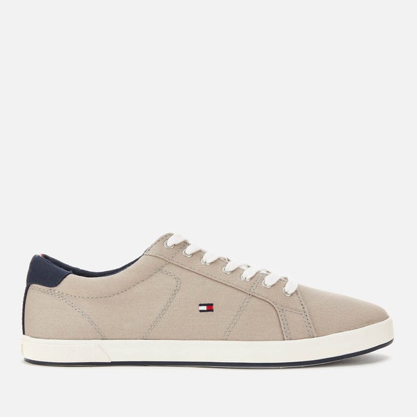 Tommy Hilfiger Men's Iconic Long Lace Trainers - Stone