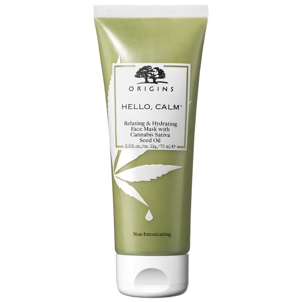 Origins Hello, Calm Relaxing and Hydrating Face Mask with Cannabis Sativa Seed Oil 75ml